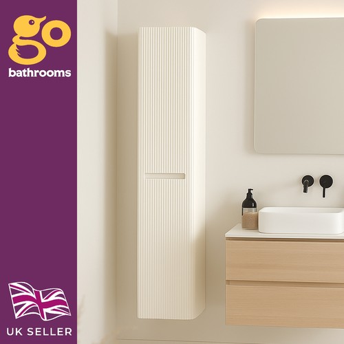 White ribbed tall - ribbed, storage