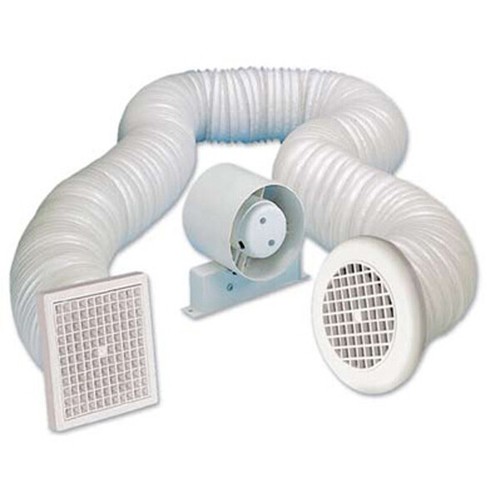 Inline extractor fan with - 4",