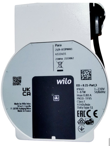Wilo heating pump para - heating,