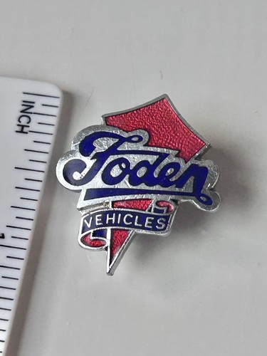 Vintage foden enamel - enamel, lapel