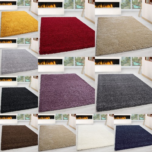 Thick large shaggy - rugs, non
