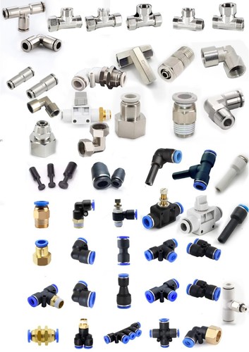 Metal pneumatic push - pneumatic, in