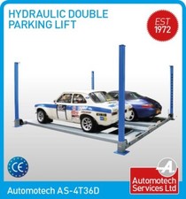 4 POST CAR LIFT / VEHICLE RAMP / DOUBLE PARKING LIFT / WITH MOBILE WHEEL KIT