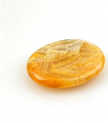 Natural crystal worry stone - natural,