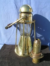 VINTAGE PRE WW1 1901 BULPITT ROYAL NAVY MARITIME SHIPS CANDLE LAMP