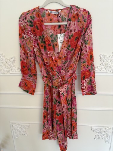 Zara floral pink dress - dress, size