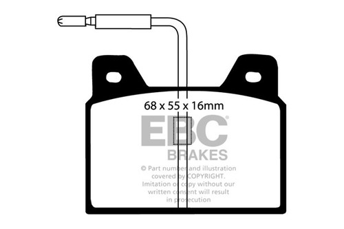 Ebc ultimax rear - ebc, brake