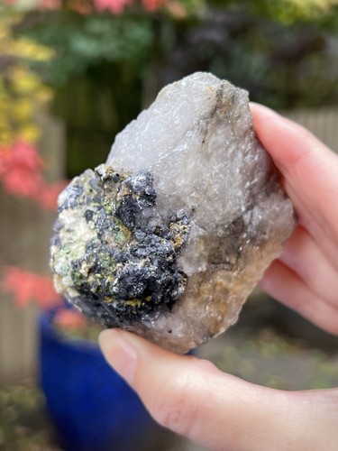 Blue john fluorite - blue, mineral