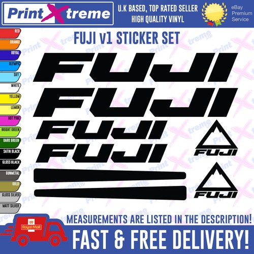 Fuji generic vinyl decals - generic,