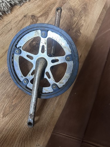 Old school bmx crankset - old,