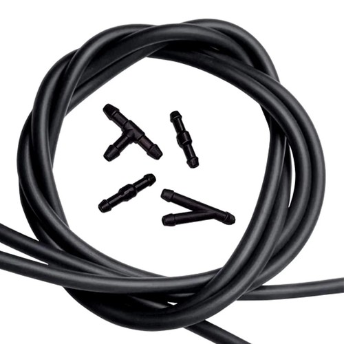 Black rubber windscreen wiper - black,