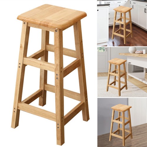 70cm high wooden stool - high,