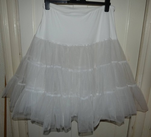 Ladies white swing net - white,