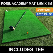 Golf Hitting Mat - FORB 1.5m x 1m Garden Golf Mat - Driving Practice Golf Mat