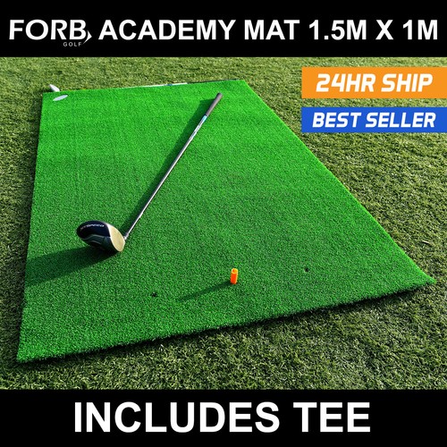 Golf hitting mat - hitting, x