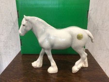 BESWICK GREY SHIRE HORSE -