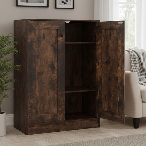 Wooden storage cabinet - cabinet, rustic