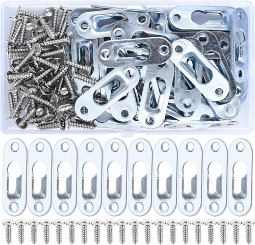 Pcs keyhole hangers - 40,