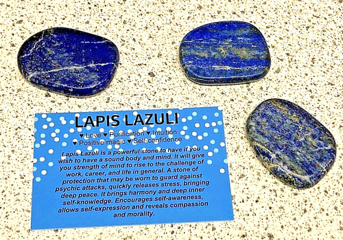 Thumb stone lapis - thumb, lazuli