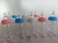 24 Fillable Bottles Baby Shower Favors Prizes Party Game Girl or Boy Decorations