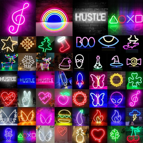 Usb battery led - neon, sign