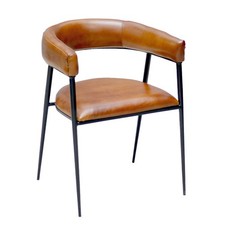 Vintage Tan Leather Armchair