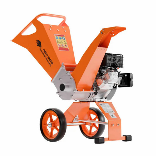 Petrol wood chipper mulcher - wood,