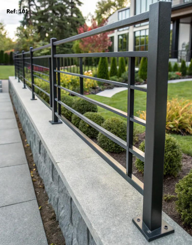 Metal garden railings - , |