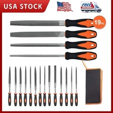 19PCS Metal File Set Forged Alloy Steel File Sets with Carry Case for DIY, USA