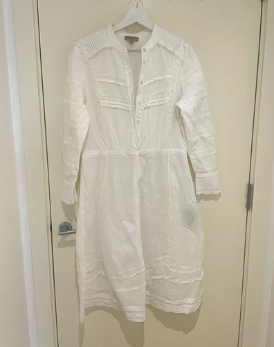 Burberry white cotton shirt - white,