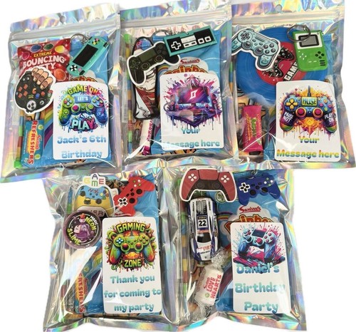 Boys gamer party bags - gamer,