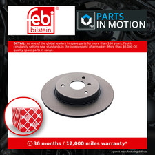 2x Brake Discs Pair Solid fits