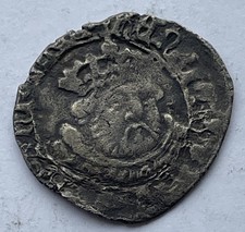 1541-1547 Henry VIII Half Groat Silver Coin Third Coinage Canterbury Mint