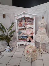 Dolls House miniature Haberdashery Display  Cabinet