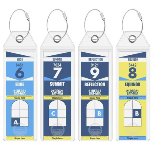 4pack cruise luggage tag - 4pack,
