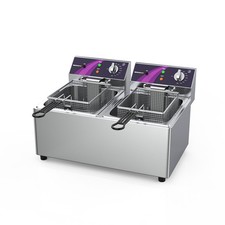 Double Cylinder Electric Commercial Chicken Industrial Fryer/Electric Air Fryer