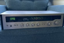 Vintage Rotel RX-152 Stereo Receiver 1970s Silver Face Wood Case Works