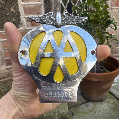 Vintage chrome enamel - chrome, /