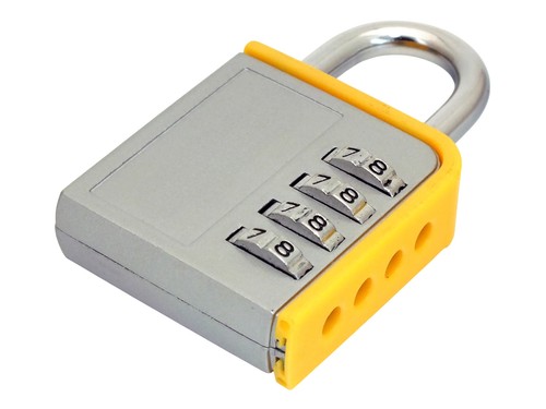 Zinc combination padlock - combination, 4