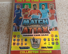 match attax 2014/15 binder 92%