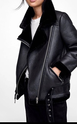 Zara women black faux - zara, women’s