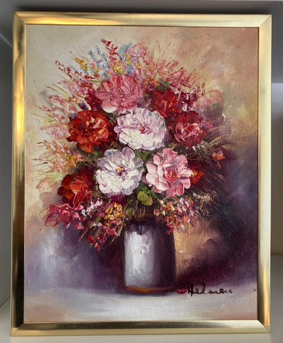 Antique still life painting - life,