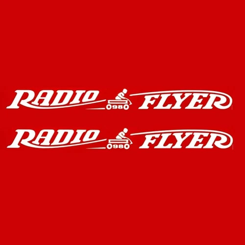 Radio flyer decal - flyer, wagon
