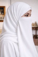 Muslim  Half Niqab Face Veil