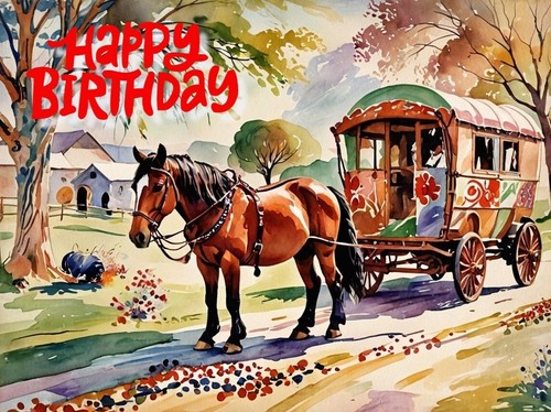 Happy birthday romany gypsy - happy,