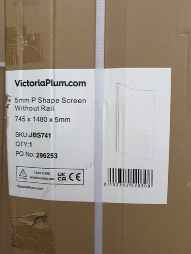 Shape shower screen - p,