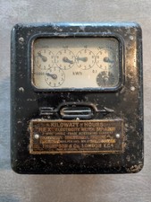 Single Phase Electrometer Vintage Electricity Meter -   Thompson & Co "REX" 