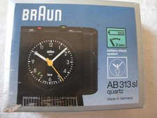 Braun Travel Alarm Clock