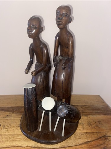 Large hand carved wooden - carved,