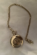 Vintage Majesti 17 Jewels Skeleton 47mm Mechanical Wind Pocket Watch